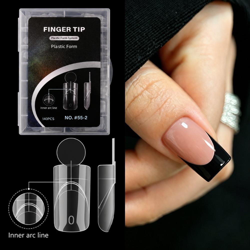 Quick Extension French Nail Dual Forms 14 Sizes Acrylic Nail Art Mold  Nail Art