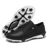 New golf shoes men's British wind fixed nails waterproof and non-slip integrated nails golf shoes batch