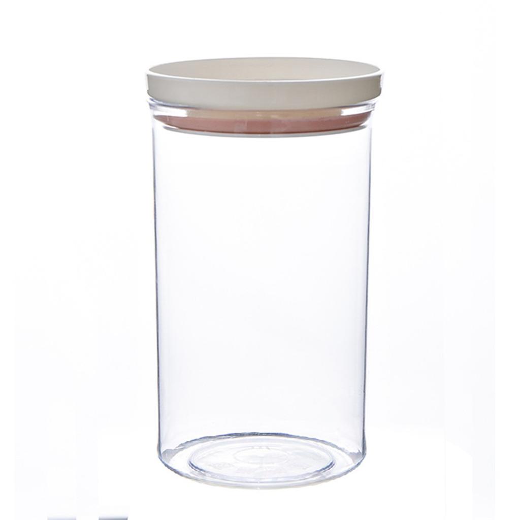 Plastic Airtight Food Container Sealing Storage Canister With Lid Cereal Seasoning Jar Sealed Flour Tank Kitchen Supply