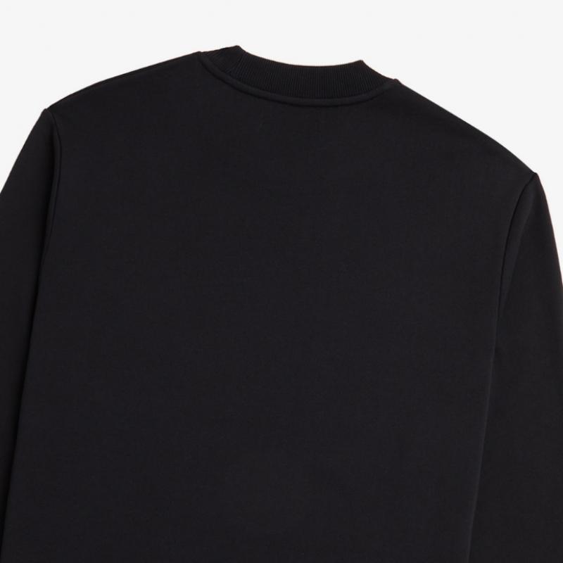 Fred Perry [baseline] Crewneck Sweatshirt   Black Afpm2437535 X56