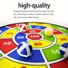 [12pcs Sticky Ball Dart] 12pcs Colorful Sticky Ball Dart Board Set|Vibrant Indoor/Outdoor Party Game,Foldable and Portable for Fun Family Interactions