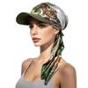 Fashion Print Silk Scarf Headwear With Sun Protection For Outdoor Activities