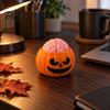3D Printed Novelty Gift Halloween Pumpkin Stress Relief Toy, Sensory Fidget Realistic Toy Soft Rebound Brain Shape Squeeze for Office Desk Party Props