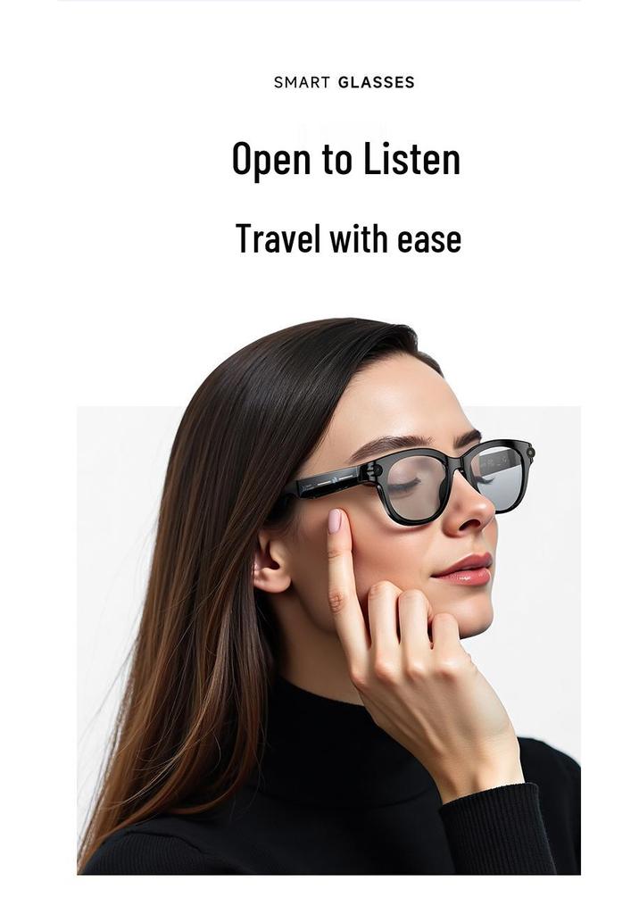 M89 WheatAI Smart Glasses: Bluetooth Calling, 200W Pixel Camera, Anti-shake, AI Translation, Music Playback