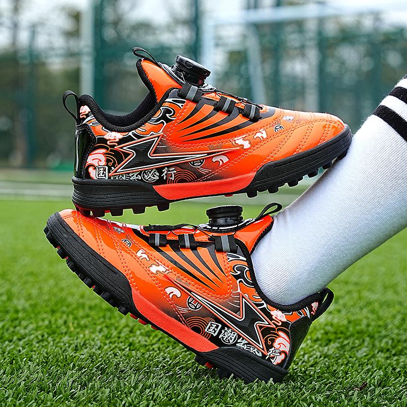 Childrens Soccer Shoes Turf Court Football Boot Luxury Design Five-a-side Soccer Shoes Kids Football Shoes for Boys