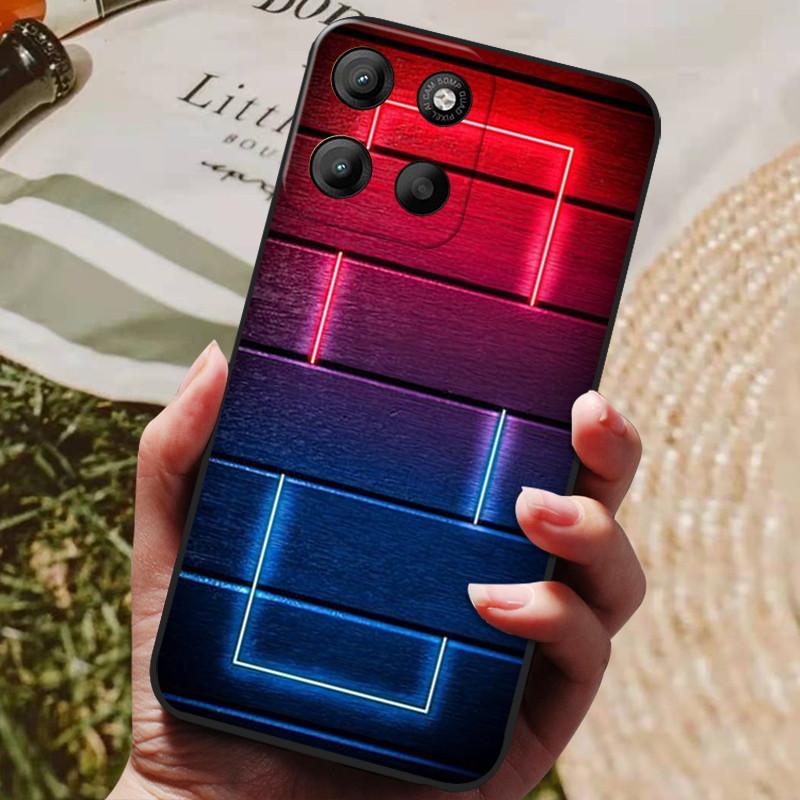 For Motorola Moto G15 Case MotoG15 Cover Funda Luxury TPU Shockproof Cartoon Silicone Phone Cover For Moto G15 G 15 4G Coque