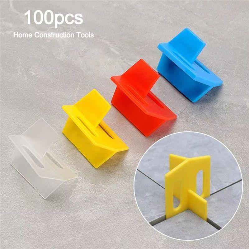 A20F-Livellatore per Pavimenti Sostituibile Clip Distanziatrice per Piastrelle Sistema di Livellamento Clip per Spazio del Pavimento Riutilizzabile Cuneo Strumento per Piastrelle 100 Pezzi