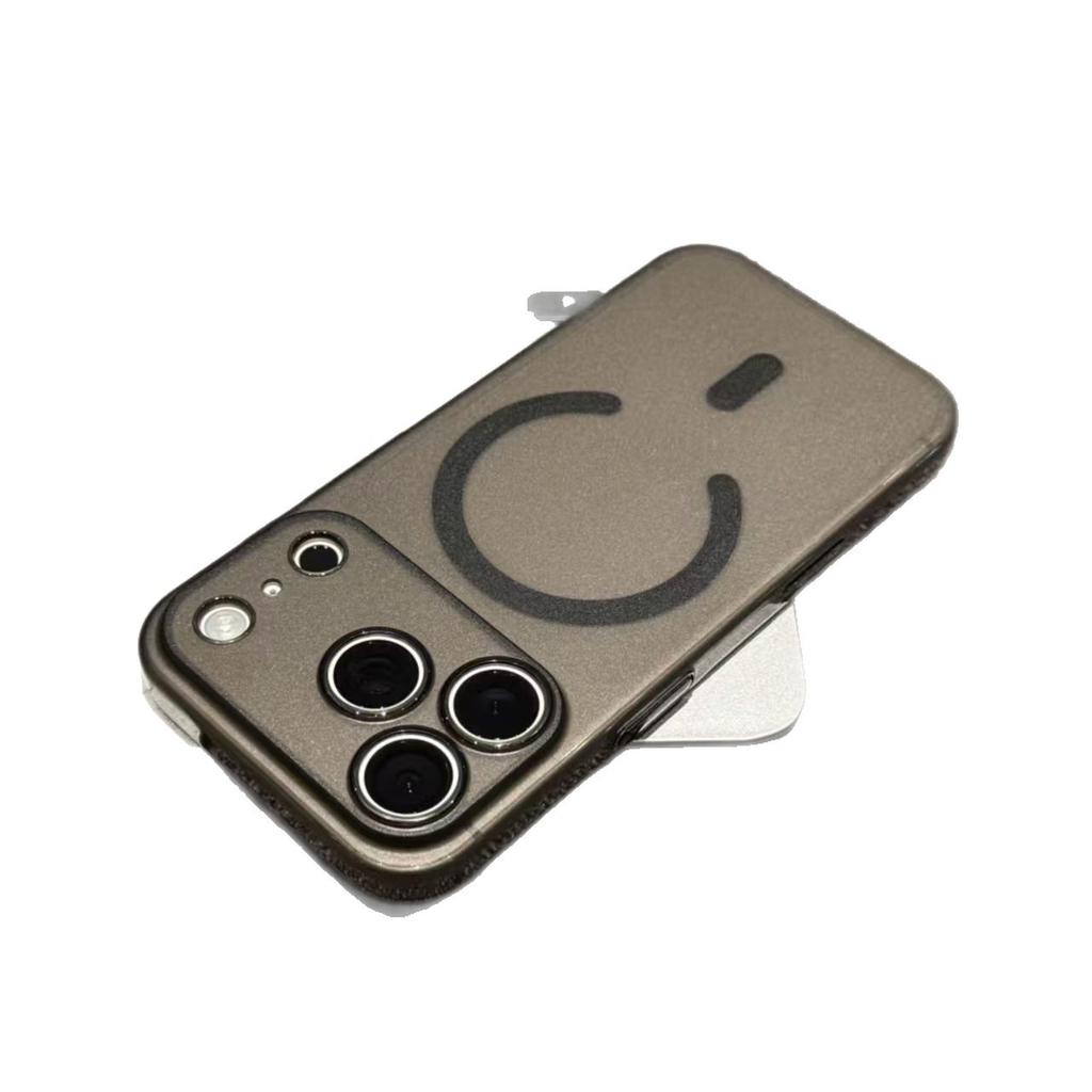 Applicable To iPhone17PROMAX Skin-sensitive Mobile Phone Case Apple 16 Ice Mist Ultra-thin Matte Magnetic PC Transparent Hard Case
