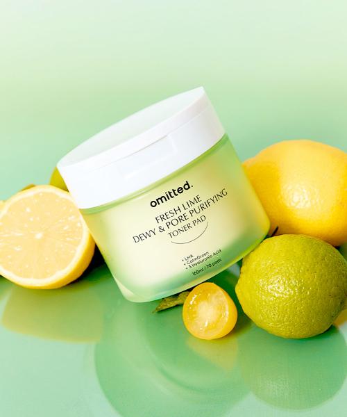 Fresh Lime LHA Glow Pore Toner Pads (2-Pack, 70 Sheets Each)