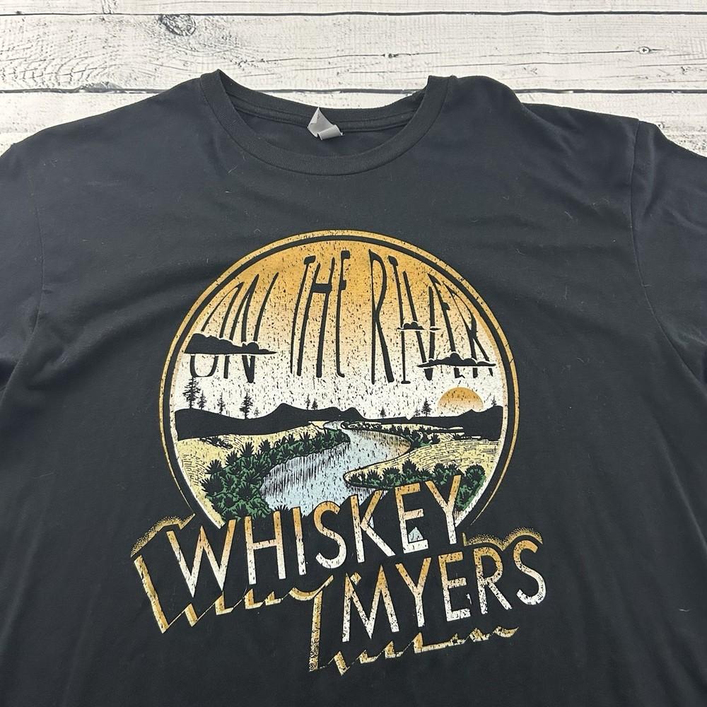 Whiskey Myers On The River T-Shirt Cotton Black Men S-5XL LI1926 Unisex T-Shirt XXXL