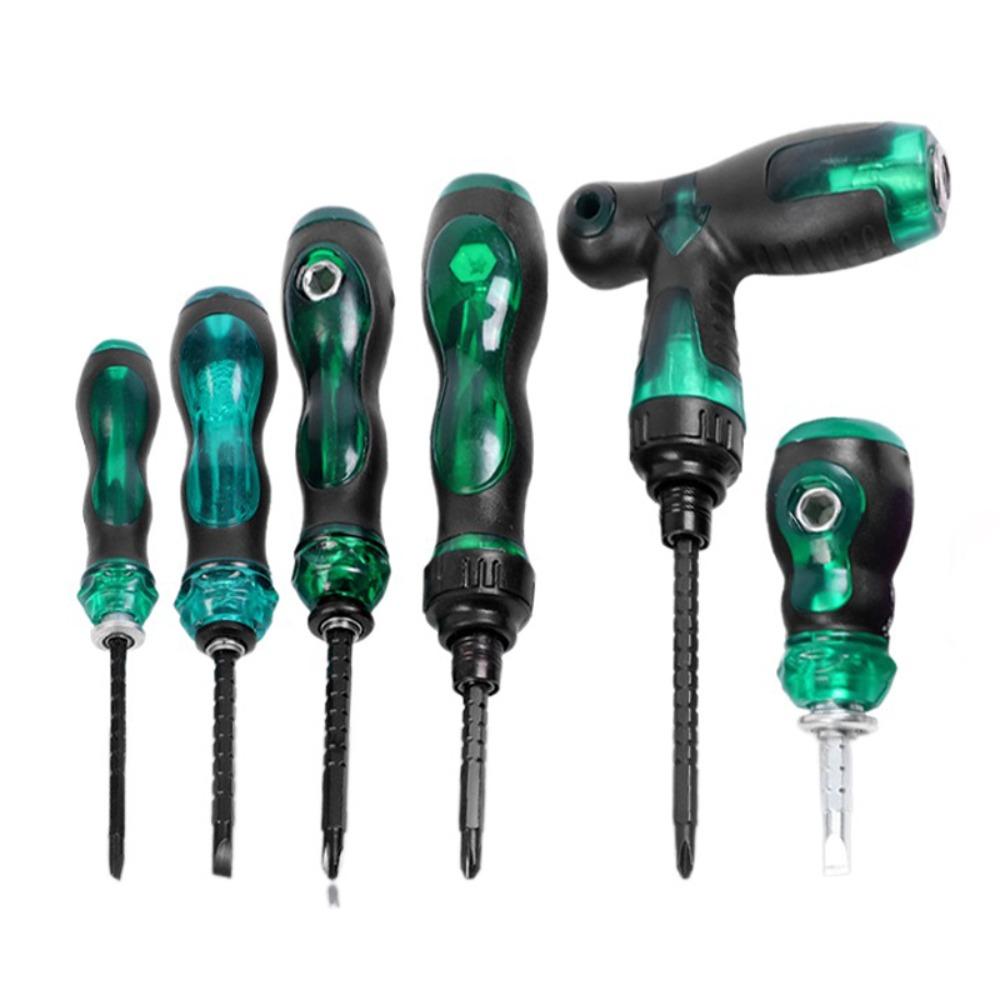 Slotted/Cross Screw Driver Steel Ratchet Screwdriver New Telescopic Screwdriver Home