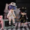 Ob11 Doll Gemini Set Black And White European Style Small Dress Doll Dinner Jackets Clothes For Ymy Dod Doll Body