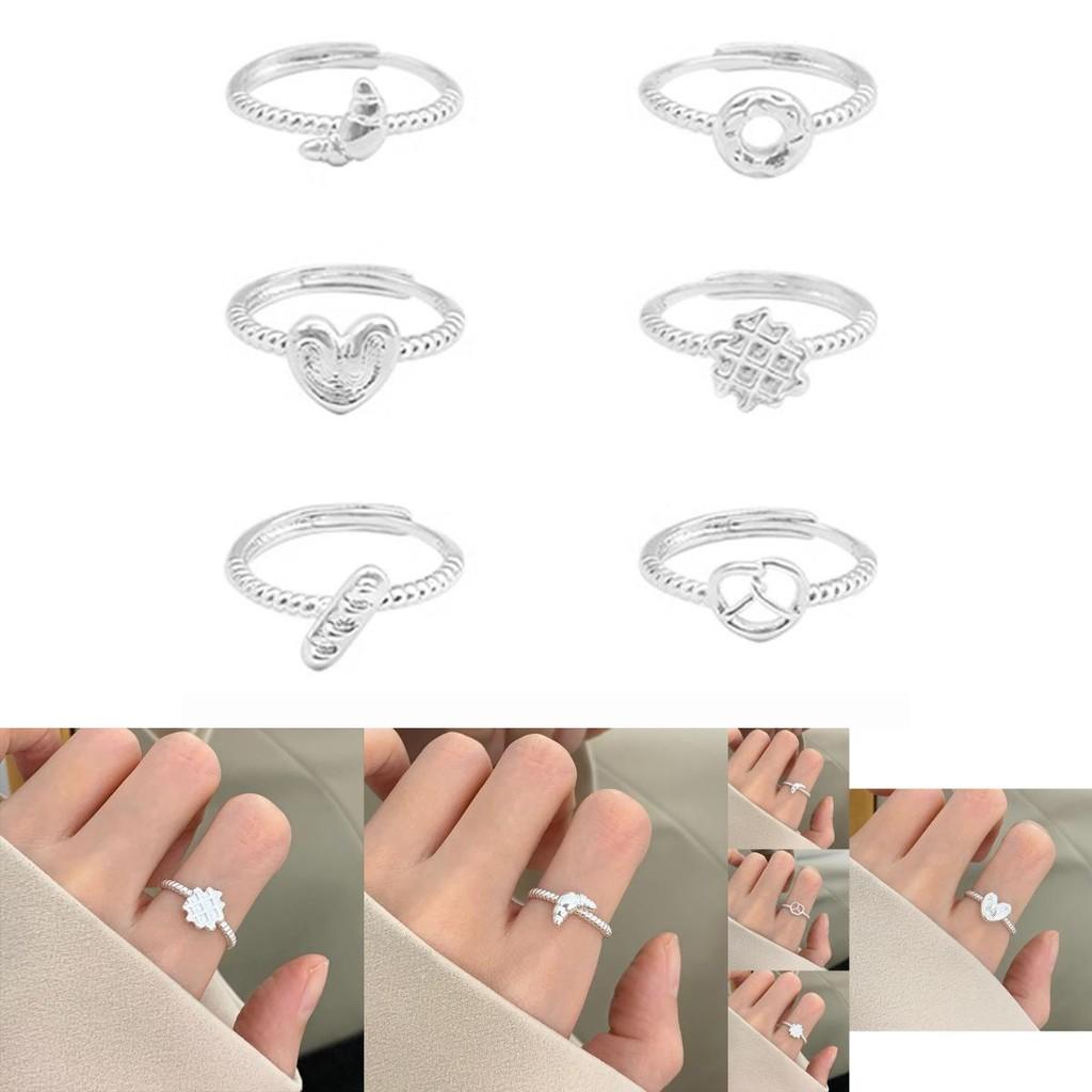 Fashionable Womens Adjustable Open Ring In Unique Geometric Shapes With Luxurious Style For Trendsetters