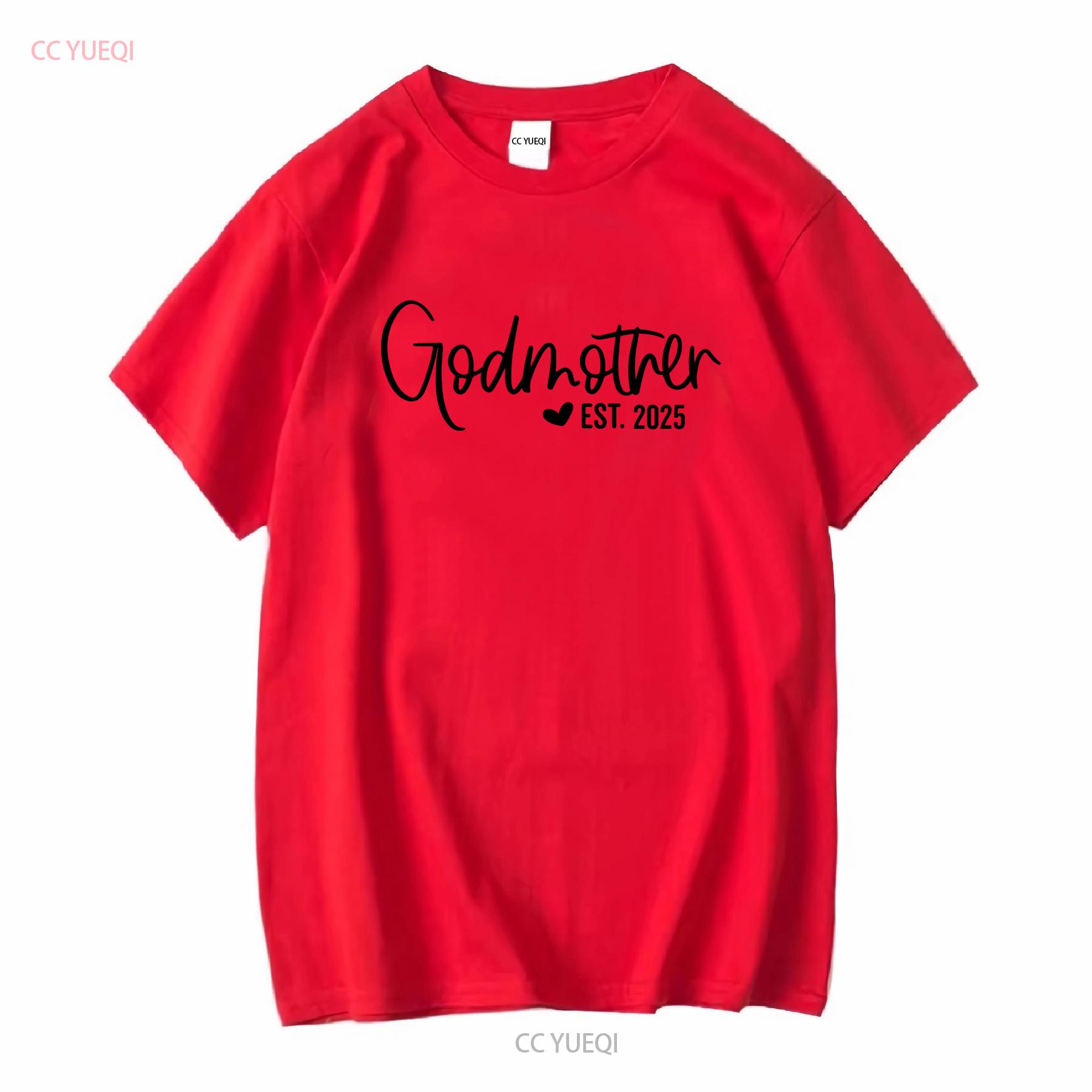Godmother T Shirt Godfather Mothers Day for Will You Be My From Goddaughter long or short sleeves vintage Washed homme S