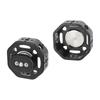 HDRIG Round Aluminum Camera Cage Side Handle with 1/4 Screws & 3/8 Positioning Hole