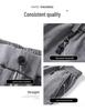 Men's Casual Plaid Elastic Trousers - Korean Style