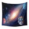 Cosmic Solar System Hanging Cloth Art Background Cloth Galaxy Space Planet Tapestry Science Fiction Planet Background Cloth