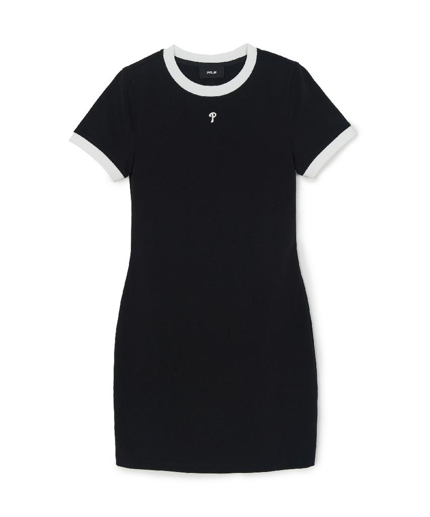 Emelbi Women'S Basic Ringer Dress Phi (Black)
