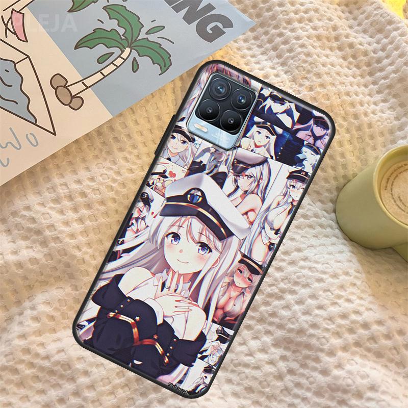Azur Lane Prinz Eugen Case For OnePlus 10 Pro 9 Pro Nord2 8T 9R Cover For Realme GT Neo 2 3 8 9 Pro Plus 8i 9i