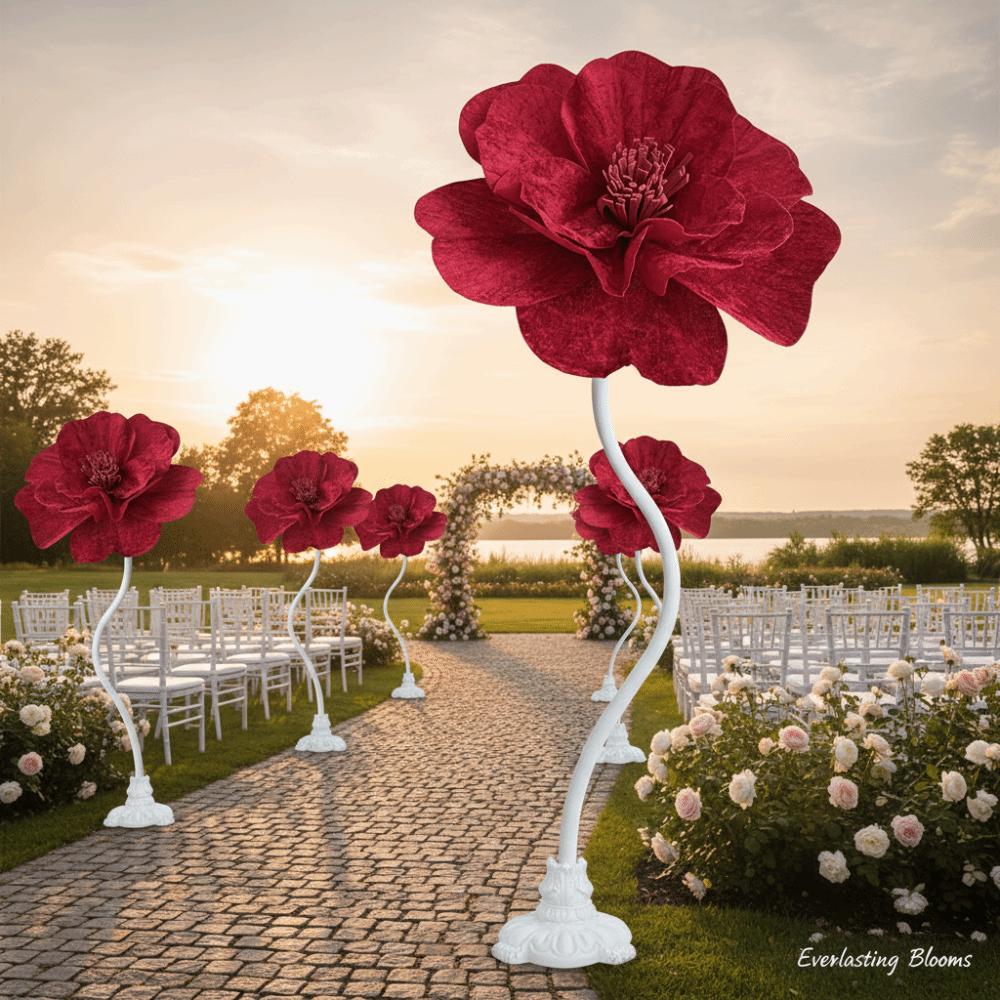 30-60cm Artificial Peony Flower Window Display Wedding Fake Flower  Photo Props