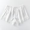 Women's Plus Size Lace Trim Anti-Exposure Safety Shorts