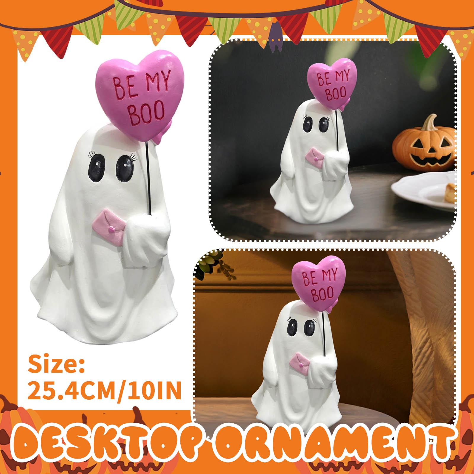 

Halloween Ghosts Desktop Ornament,Holiday Decorations,Holiday Gifts For Friends One Size