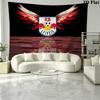 RB Leipzig Wall Tapestry Aesthetic Wall Hanging Printed Fabric Blanket Decorative Tapestries for Bedroom Living Room Home Decor