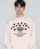 GRAVER [Unisex] Of Angel Flower Sweatshirt_Cream