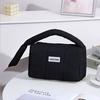 Fashionable Large Capacity Square Handbag Style Makeup Bag Travel Cosmetic Bag Waterproof Polyester Women'S Toiletry Bag