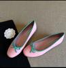 Ballet Shoes French Bow Silver Women 2025 New One-pedal Grandma Shoes Round Head Light Mouth Flat Sole Single Shoes Women