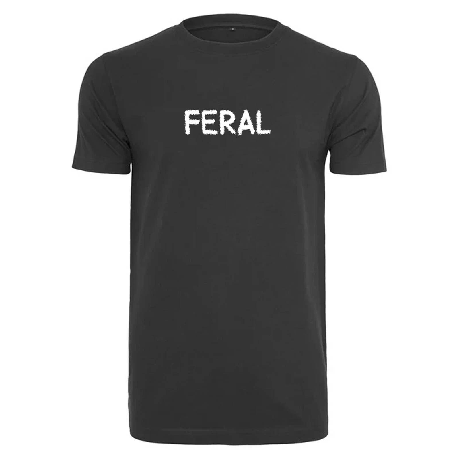 Unisex T-Shirt-Feral-Novelty Funny Humour Secret Santa S