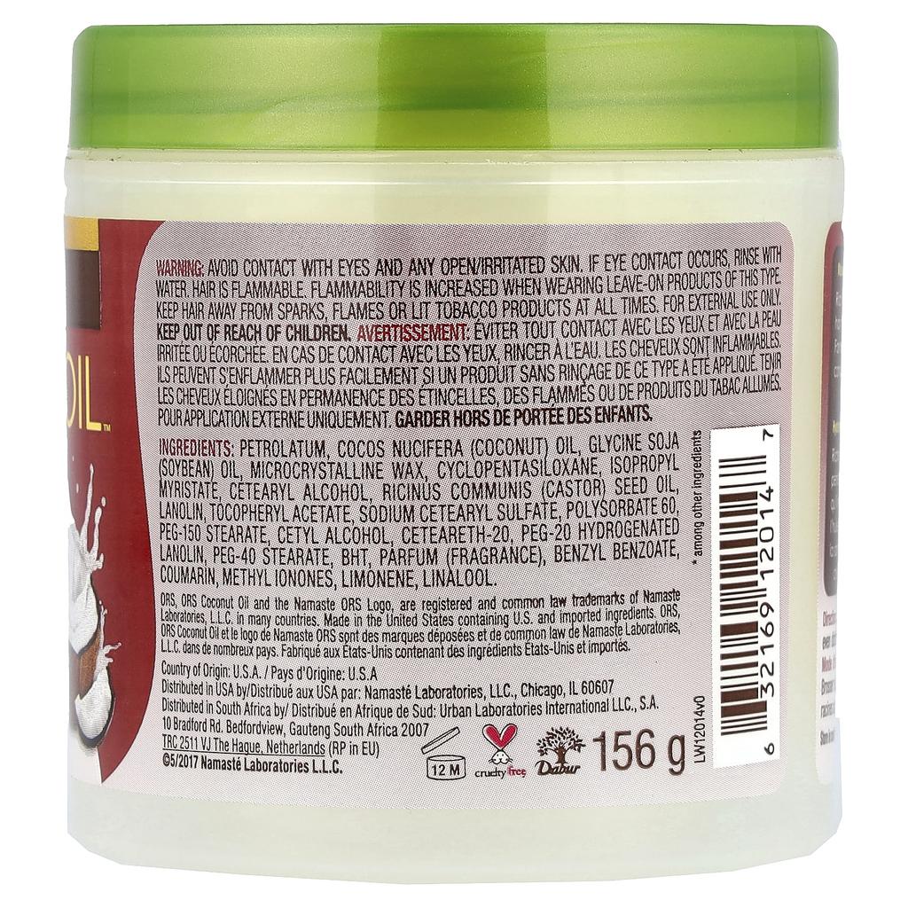 ORS, Huile de Coco™ Cheveux & Cuir Chevelu Coiffant™, 156g(5,5 oz)