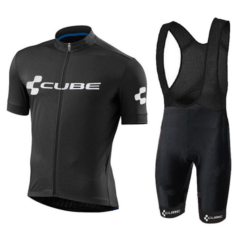 Team Club Short Sleeve Cycling Suit Roller Skating Suit Road Cycling Equipment CUBE
