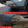 FOR TOYOTA HILUX 2026 2027 ABS carbonfiber Exterior front bumper Fog Light Lamp cover Foglight Decoration Cover Accessories