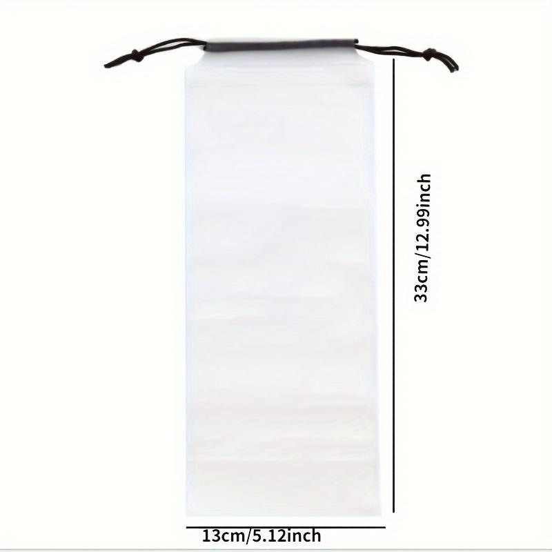2pcs Matte Translucent Waterproof Umbrella Storage Bags Durable EVA, Reusable & Portable with Drawstring Closure for Home & Travel Organization
