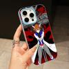 Akame Tatsumi Jelly Doppelschicht Hellblau Handyhülle für iPhone 17 16 15 14 13 12 11 Air Pro Max Plus Schutz