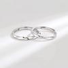 S925 Sterling Silver Endless Love Couples Rings - Unisex Openable Matching Rings, Women's Fashionable Valentine's Day Gift