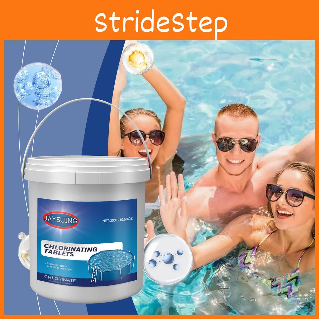 Jaysuing Multi-functional Fast-dissolving Pool Cleaning Tablets For Improved Water Quality