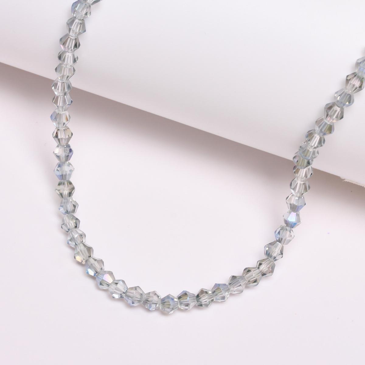 

Для ювелирных изделий в подарок 1 нитка AB заостренные бусины DIY аксессуары ручной работы 4 мм модные однотонные алмазные свободные бусины Изготовление