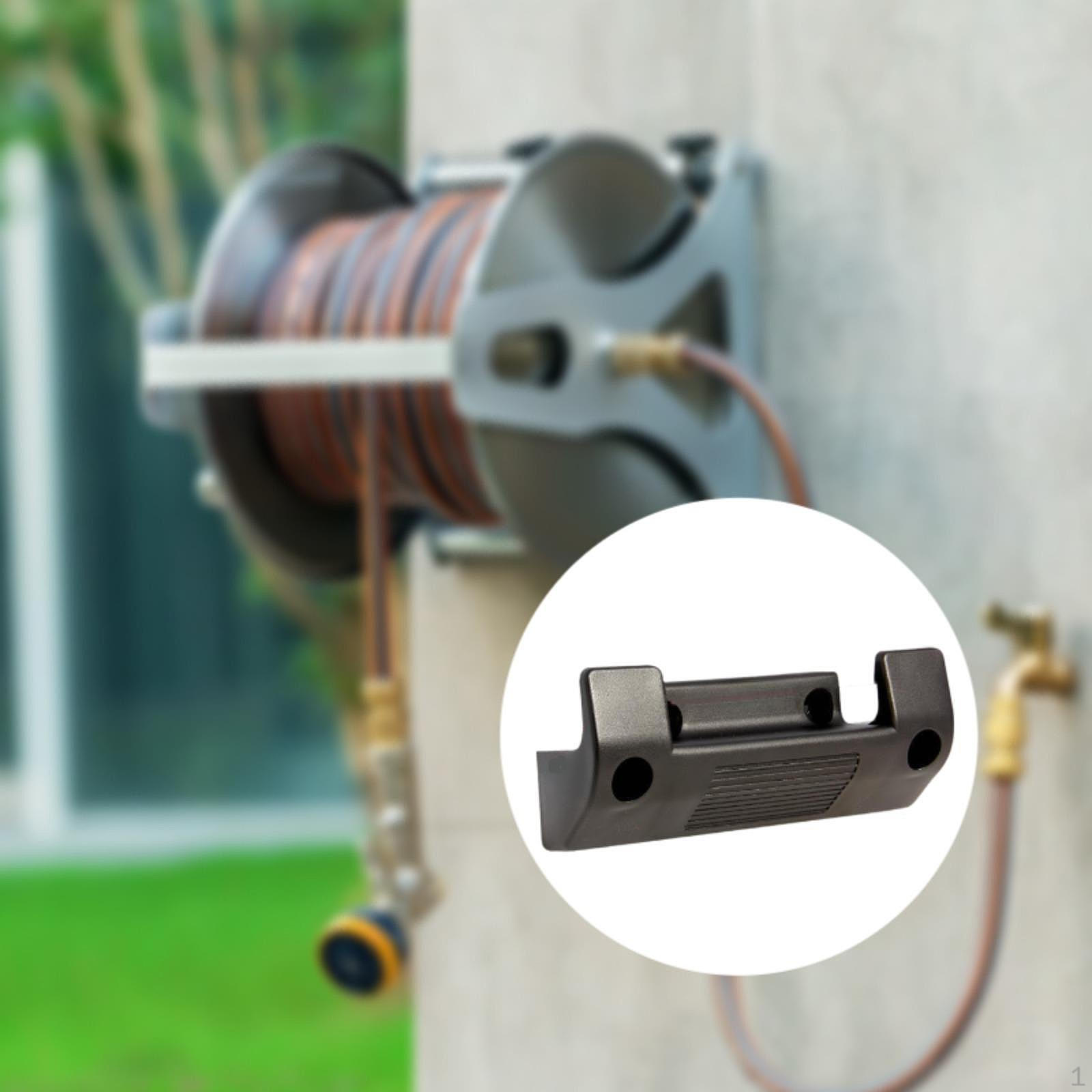 

Вешалка для садового шланга, удобный профессиональный настенный держатель для труб для сельскохозяйственного двора на открытом воздухе 14.2cmx3.4cmx4cm чёрный