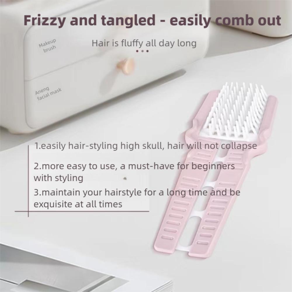 Universal Detangling Hair Brush Bangs Shaping Hair Styling Comb Foldable Hair Comb Salon