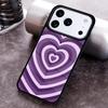 Love Pattern Art Phone Case for iPhone 17 16 15 Pro Max Air 14 13 12 11 Plus Shockproof Capa Cover