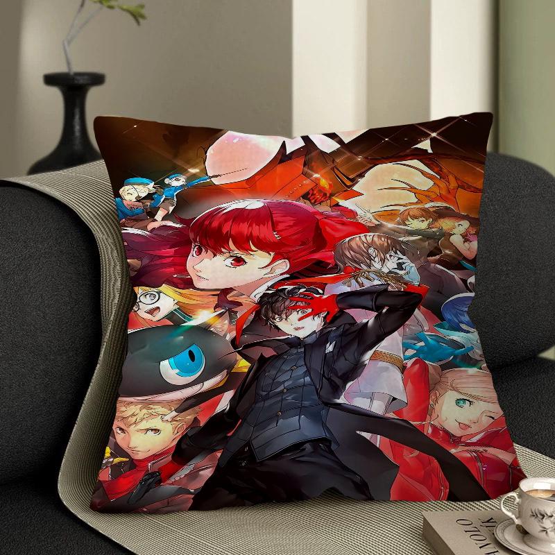 Persona 5 Gaming Pillow Cover Sofa Cushion Cover Home Room Decoration Children Gift
