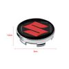 4pcs 60mm Car Wheel Center Hub Center Cap Rim Hub Dustproof Cover Emblemem for Suzuki Swift Samurai Sport Jimny Grand Vitara Alto GW250 Splash Swace