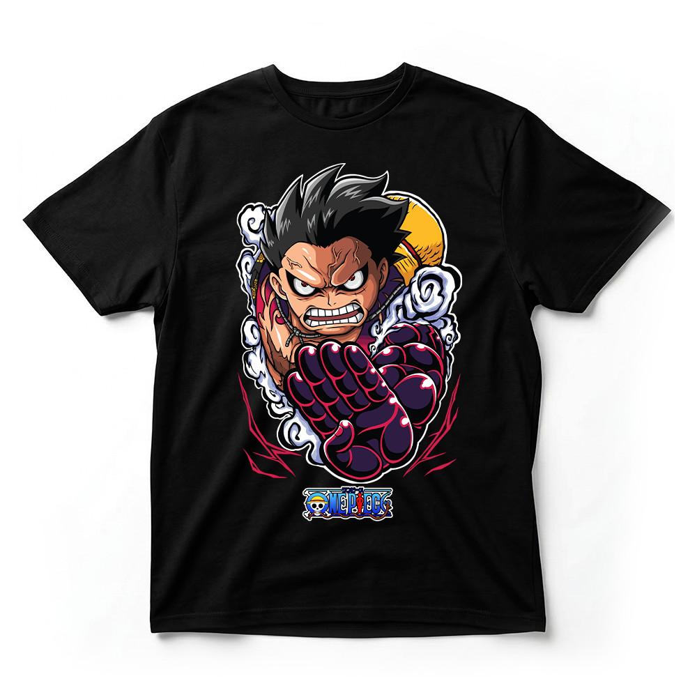 One Piece Luffy Gear 4 TShirt Anime Unisexga Graphic Tee Unisex Black Fan Gift