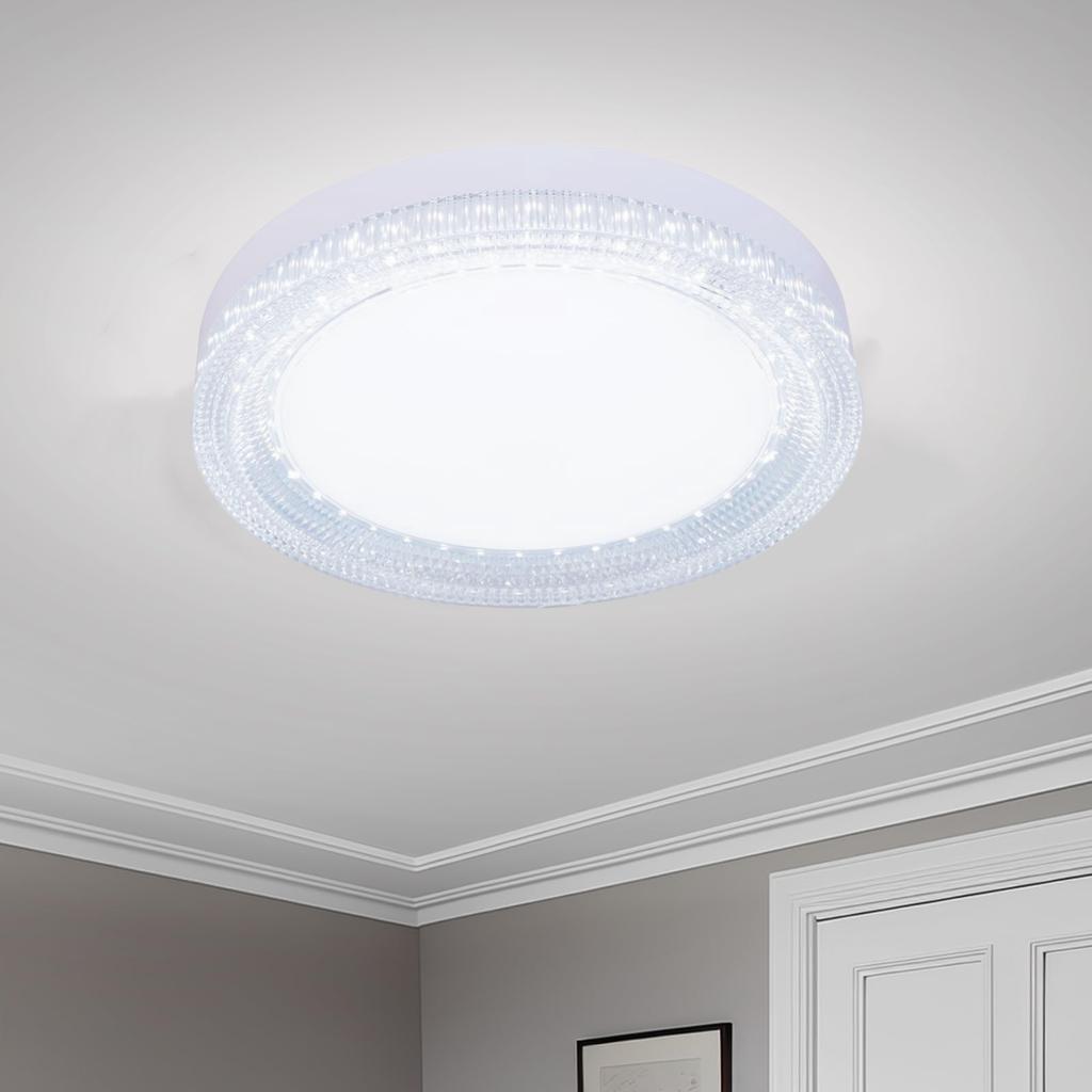IRALAN Ultra-thin Round Crystal Ceiling Light Neutral White Cool White Warm White Bedroom Kitchen Balcony LED Ceiling Lamp