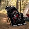 Coperta a Tema Stampata con Motivi di Moto da Fuoristrada - Perfetta per Divano, Letto, Viaggi e Uso Esterno | Lavabile in Lavatrice, Accogliente e Resistente.