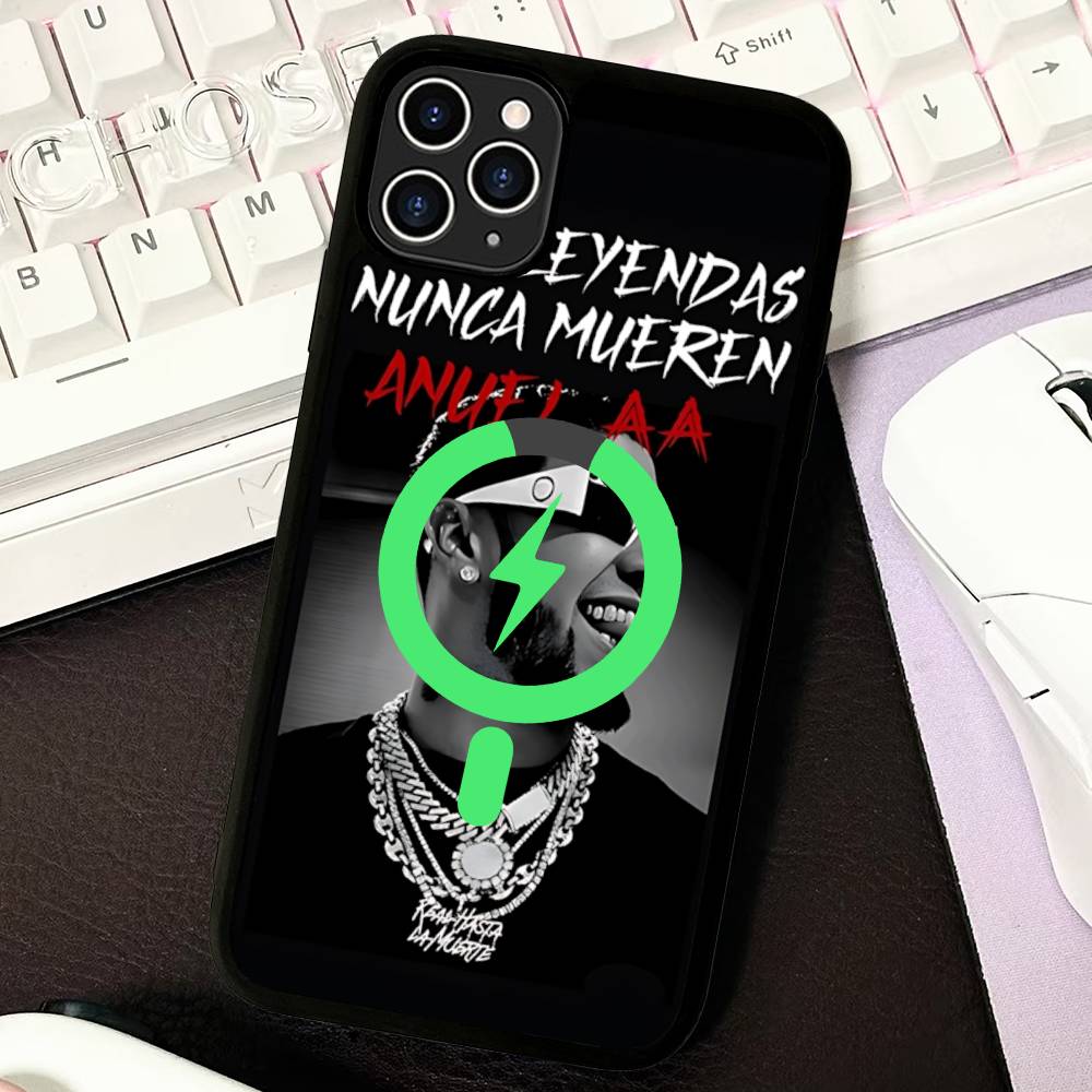 

Rapper Singer A-AnuelS AA For IPhone 17 Air 16 E 15 14 13 12 11 Pro Max Plus PC Shock TPU Cover For Magsafe Phone Cover iPhone 15 pro