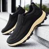 Fashion Handmade Men Moccasin Shoes Casual Outdoor Slip on Loafers Men Anti Slip Wear-resistant Sneakers Dad Flats Casual Walking Shoes