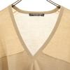 BALENCIAGA Long sleeve V neck sweater 38 beige Men's Used